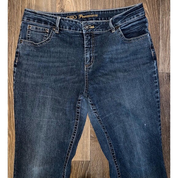 Cato Premium Boot Cut Jeans Size 14P Women’s Jean - Picture 7 of 7